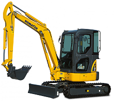 Komatsu PC35MR-3 экскаватор 