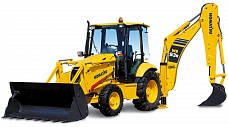 Komatsu WB93R-5E0 экскаватор колесный погрузчик