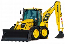 Komatsu WB97S-5E0 экскаватор колесный погрузчик