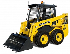 Komatsu SK714-5 скольжения  погрузчик